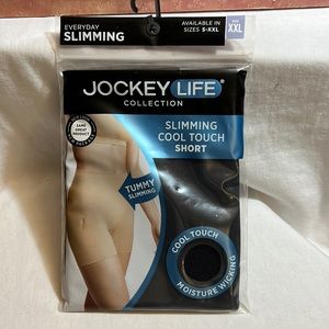 NIP Jockey Life Women's Slimming Short, Cooling Shapewear, Body Slimming SZ XXL